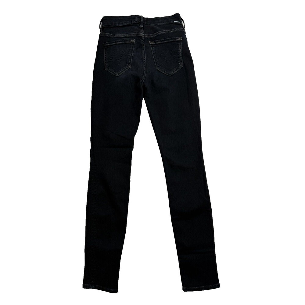 Mother The Looker High Waisted Jeans Womens 25 Blue Coffee Tea or Me Skinny - Picture 2 of 9
